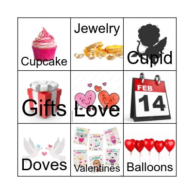 Valentine's Day Bingo Card