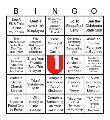 2025 Annual Stakeholder Meeting Bingo Card