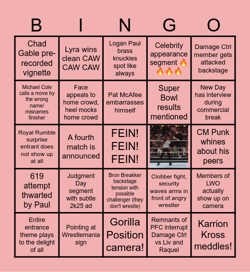 Monday Night 🛏😴💤 Bingo Card