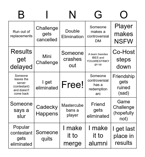 OTC BINGO CARD Bingo Card
