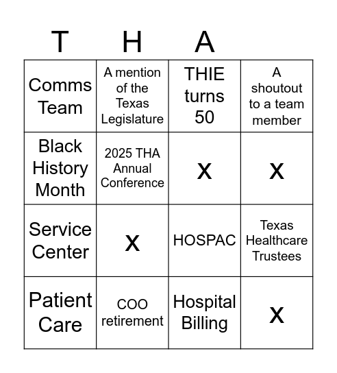 Valentine's Bingo Card