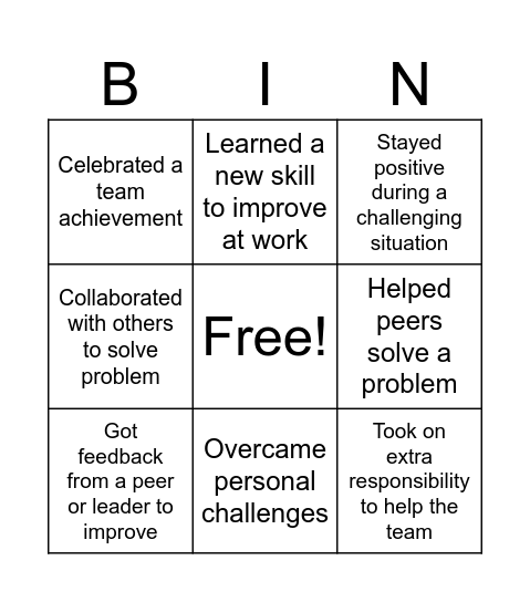 Thaipusam Bingo Card