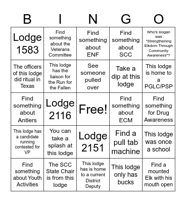 #1050 Pub Crawl Bingo Card