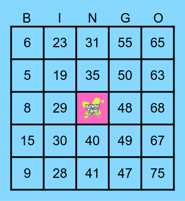 Bingo Time Bingo Card