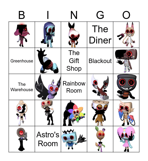 Dandys World Bingo Card