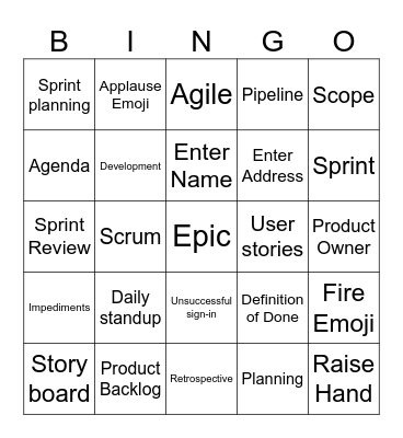 Bullsh*t Bingo Card