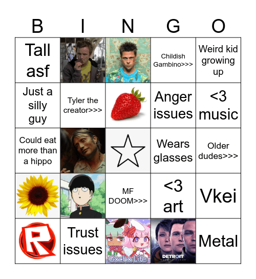 Hirokichi's bingo Card