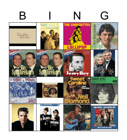 VALENTIJNS MUZIEKBINGO Card