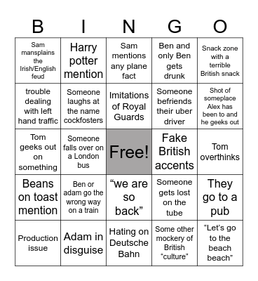 Jet Lag S13 Bingo V2 Bingo Card