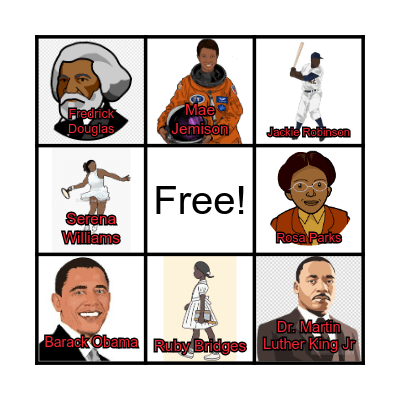 Black History Bingo Card