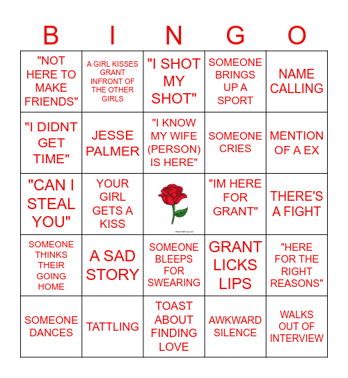 BACH 2025 BINGO Card