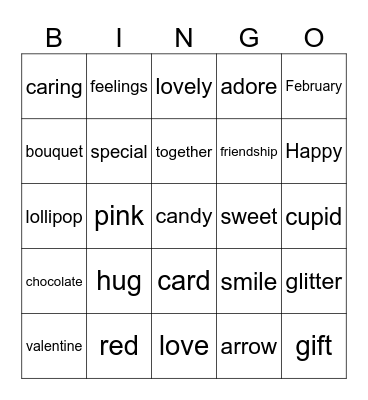 Santiago's Spelling B Bingo Card