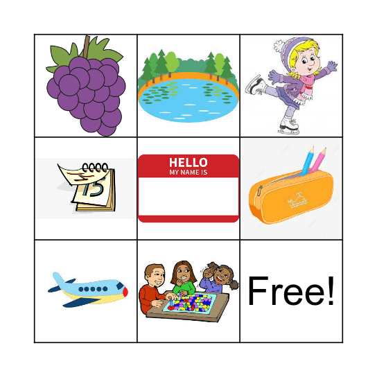 Sentence Dictation: Long Vowel a-e Bingo Card