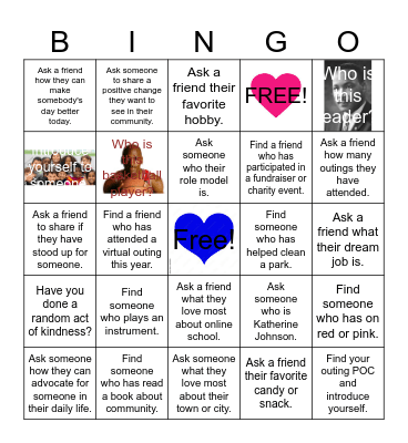 Love Our Community Bingo Card