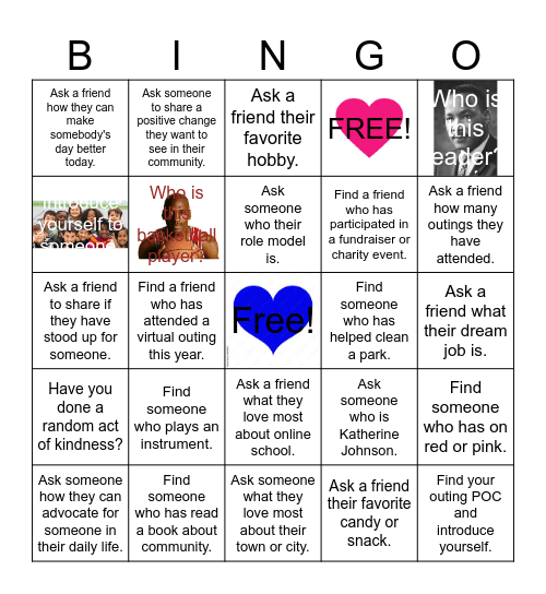 Love Our Community Bingo Card