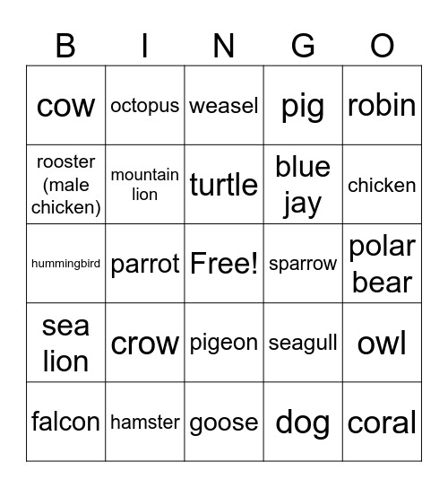 ASA Bingo Card