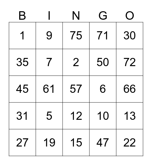 Beauty and the Hustle Bingo  Bingo Card