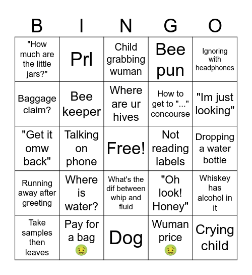 Bjorn bingo Card