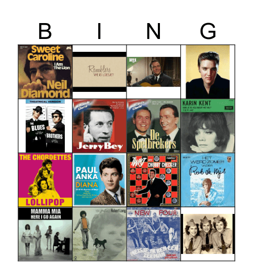 VALENTIJNS MUZIEKBINGO Card