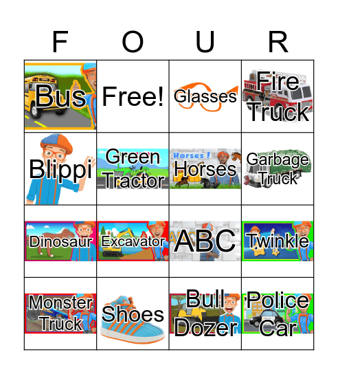 Austin is FOUR Bingo Card