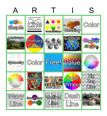 ART Bingo Card