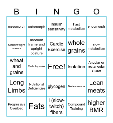ECTO-BINGO! Bingo Card
