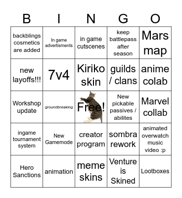 Ogorwatch Spotlight Bingo Card