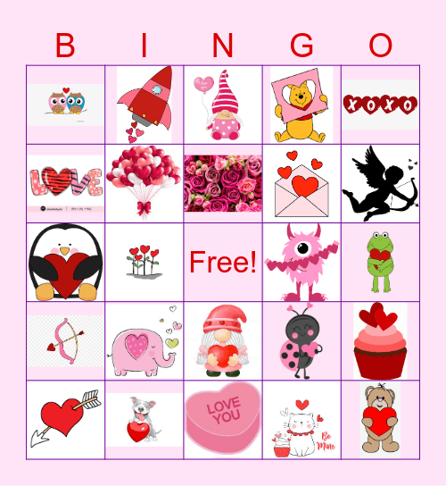 Sweetheart Showdown Bingo Card