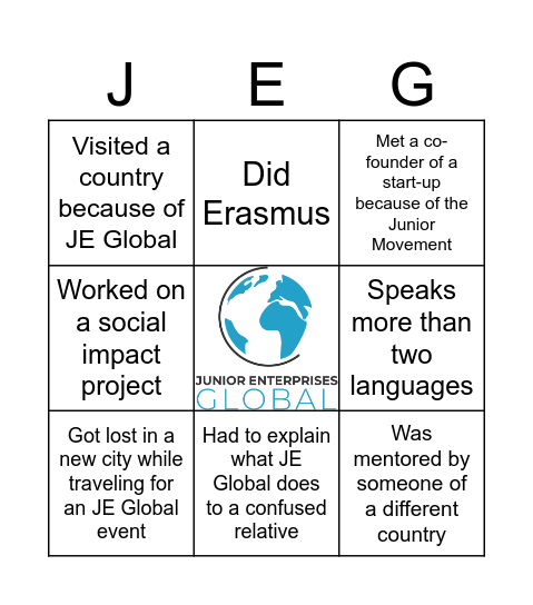 Alumni Affairs Event Bingo Card