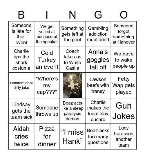 Conference Bingo Card