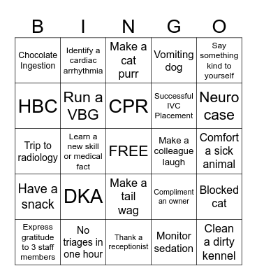 ECC Valentine’s Day Bingo Card