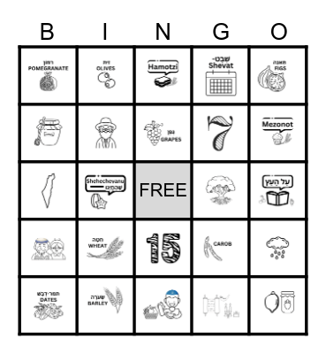 NEW YEAR FOR THE TREES Bingo Card