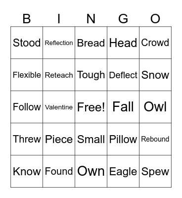 Valentine's Day BINGO Card
