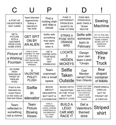 Galentine's Day & Quill Bingo Card