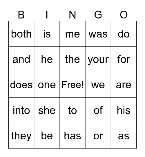 End of Book 1 BINGO Card
