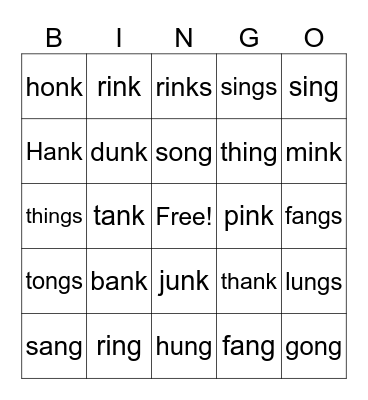 Welded Sound Bingo 2.1 Bingo Card