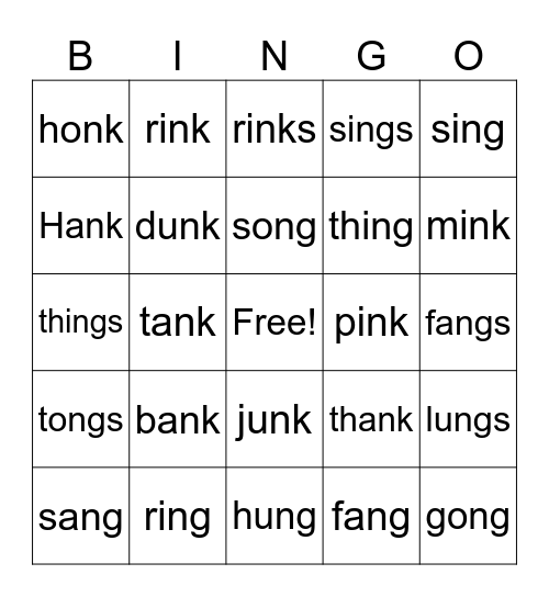 Welded Sound Bingo 2.1 Bingo Card