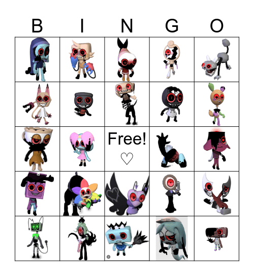 Twisted Bingo!! Bingo Card