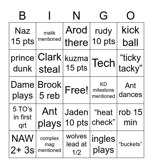 2.12.25 Bingo Card