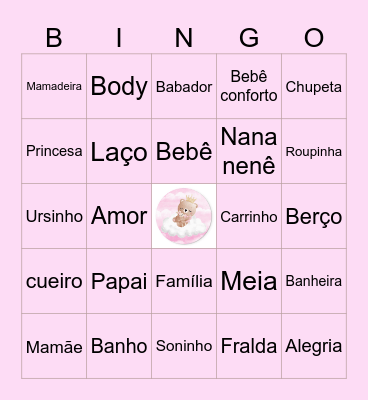BINGO DA VITÓRIA Bingo Card