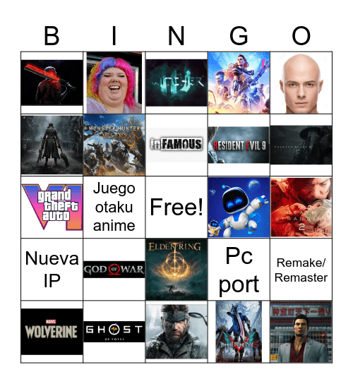 Predicciones state of play Bingo Card