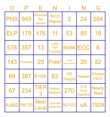 2024 Accomplishments Bingo Card