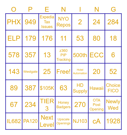 2024 Accomplishments Bingo Card