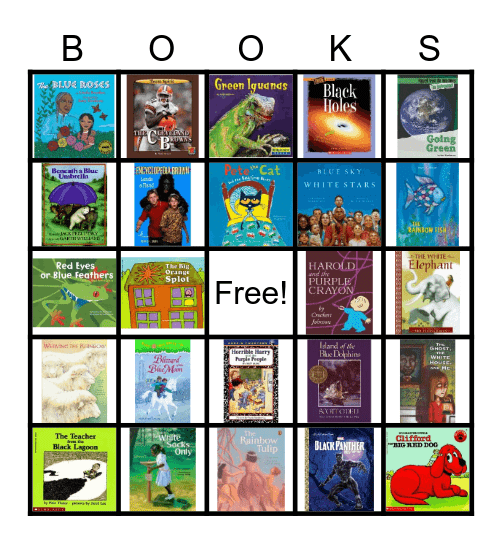 Color Your World With... Bingo Card