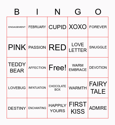 DDS Monthly Morale BINGO - February 2025 Bingo Card