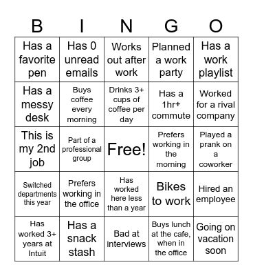 ESC Offsite BINGO Card