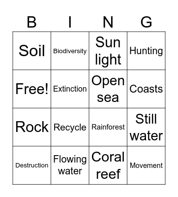 4th grade unit 6 Bingo Card