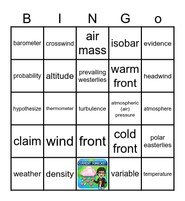 Lesson 2 Bingo Card