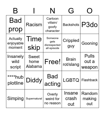 Tommorows Teachings bingo Card