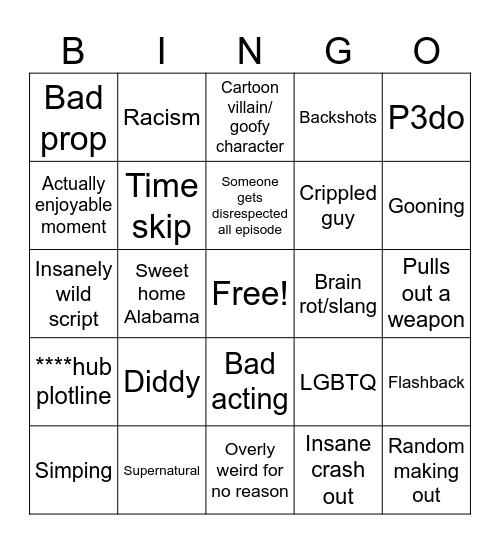 Tommorows Teachings bingo Card